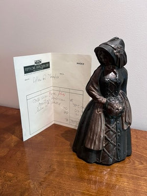 Antique Cast Iron "Lady" Doorstop, Late 19th Century