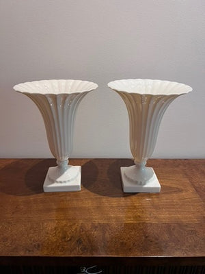Pair of White Lenox "Regal Collection" Vases