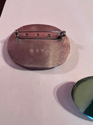 'Marni' Enamel Brooch- Lot of 3