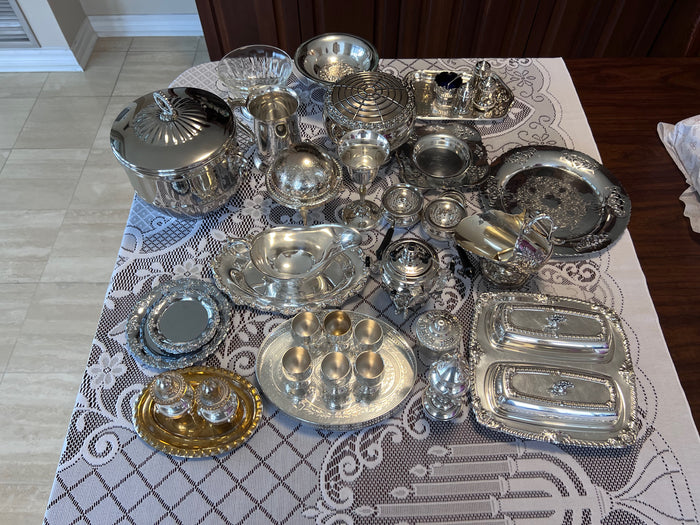 Large Miscellaneous Silver-Plated Lot