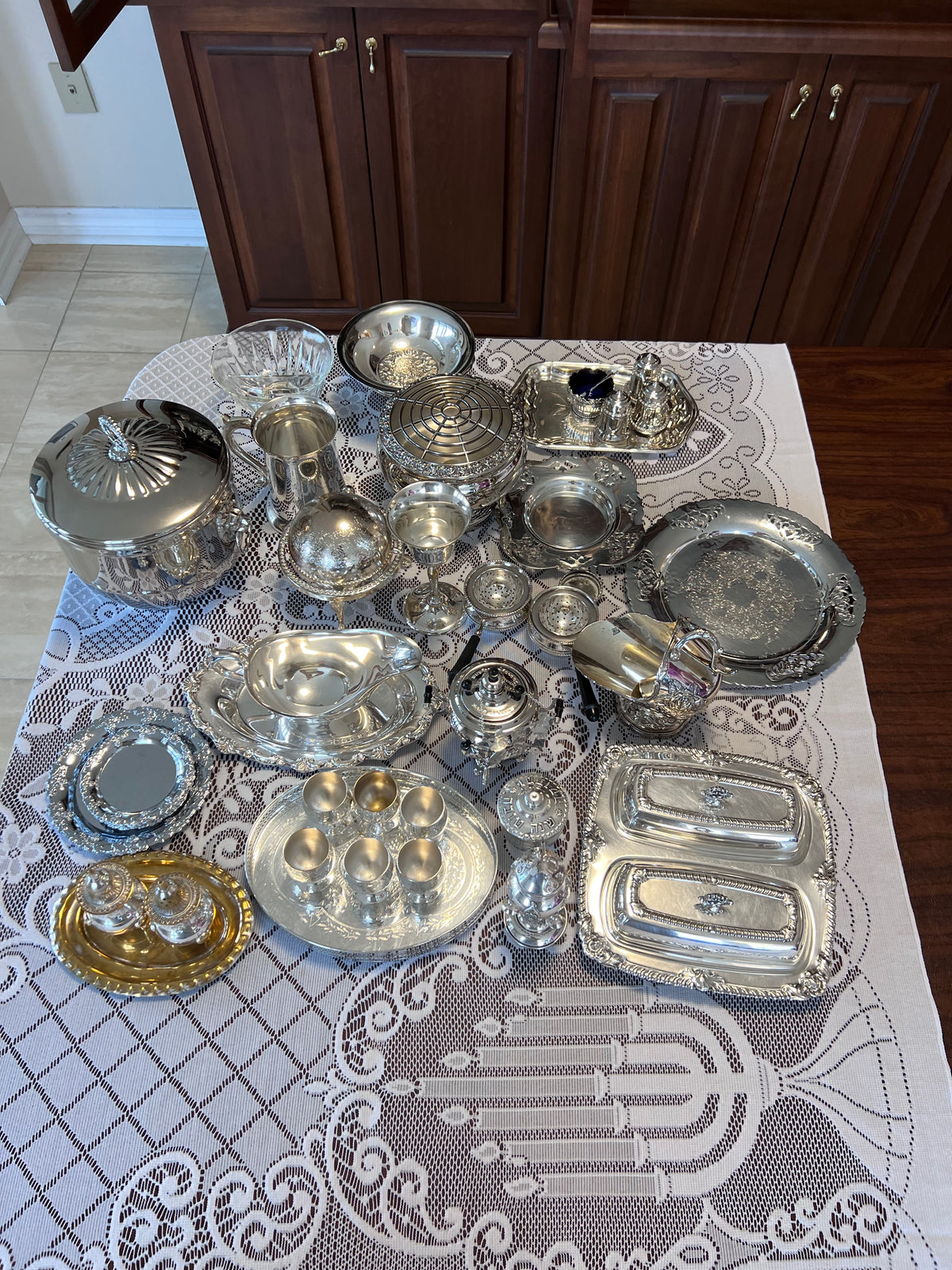 Large Miscellaneous Silver-Plated Lot
