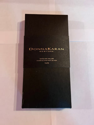 BRAND NEW Donna Karan Satin Eye Pillow- Taupe