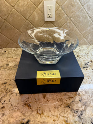 BRAND NEW Crystalite Bohemia Czech Republic Apollo Bowl