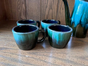 Blue Mountain Pottery 7 pc Tea Set