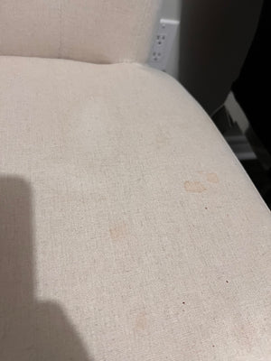4 Beige/Cream Chairs (*condition noted)