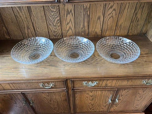 3 Nachtmann Bossa Nova Crystal Serving Bowls