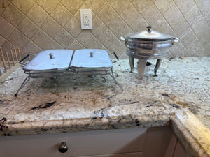 2 Vintage Chafing Dishes Lot
