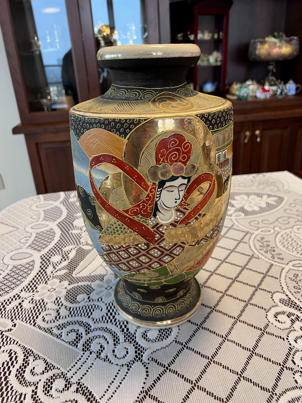 1920's-30's Japanese Satsuma Vase