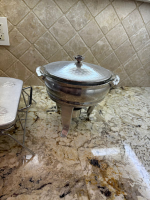 2 Vintage Chafing Dishes Lot