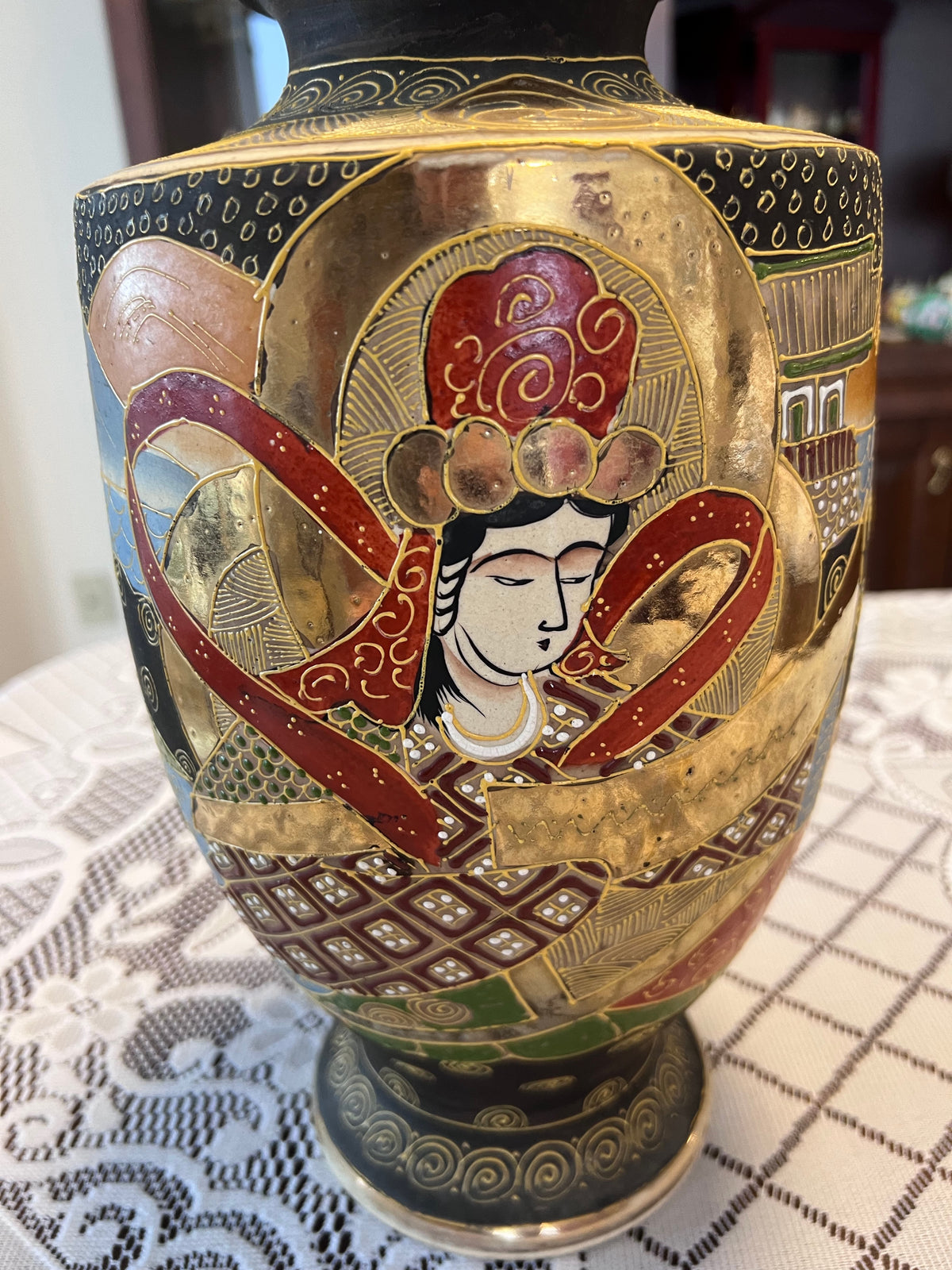 1920's-30's Japanese Satsuma Vase