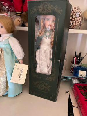 4 Vintage Porcelain Dolls
