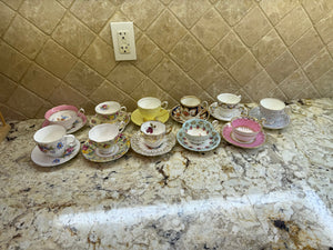 11 Cups & Saucers Lot