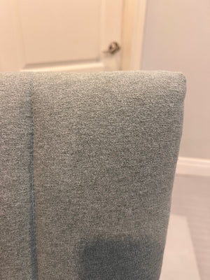 2 Light Blue/Grey Chairs w/Nailhead Trim