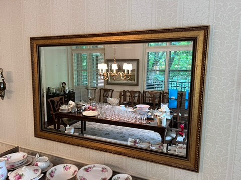 Ornate Gold Double Border Mirror