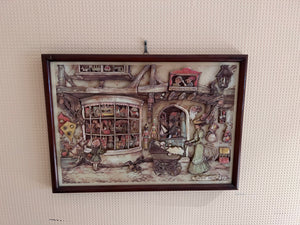 Anton Pieck 3D Framed Art