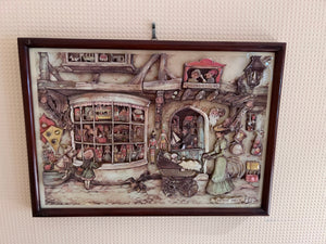 Anton Pieck 3D Framed Art
