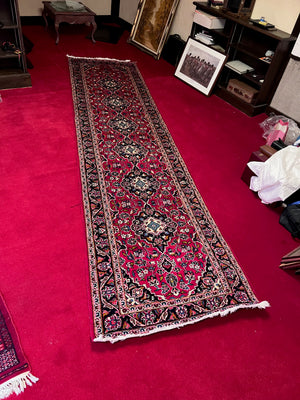 Persian Kashan Runner 100% Wool