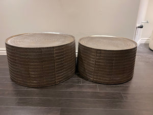 2pc Offset Metal Coffee Table