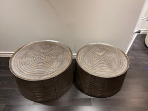 2pc Offset Metal Coffee Table