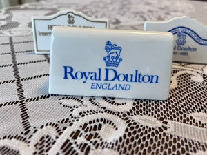 3 Royal Doulton Dealer Signs