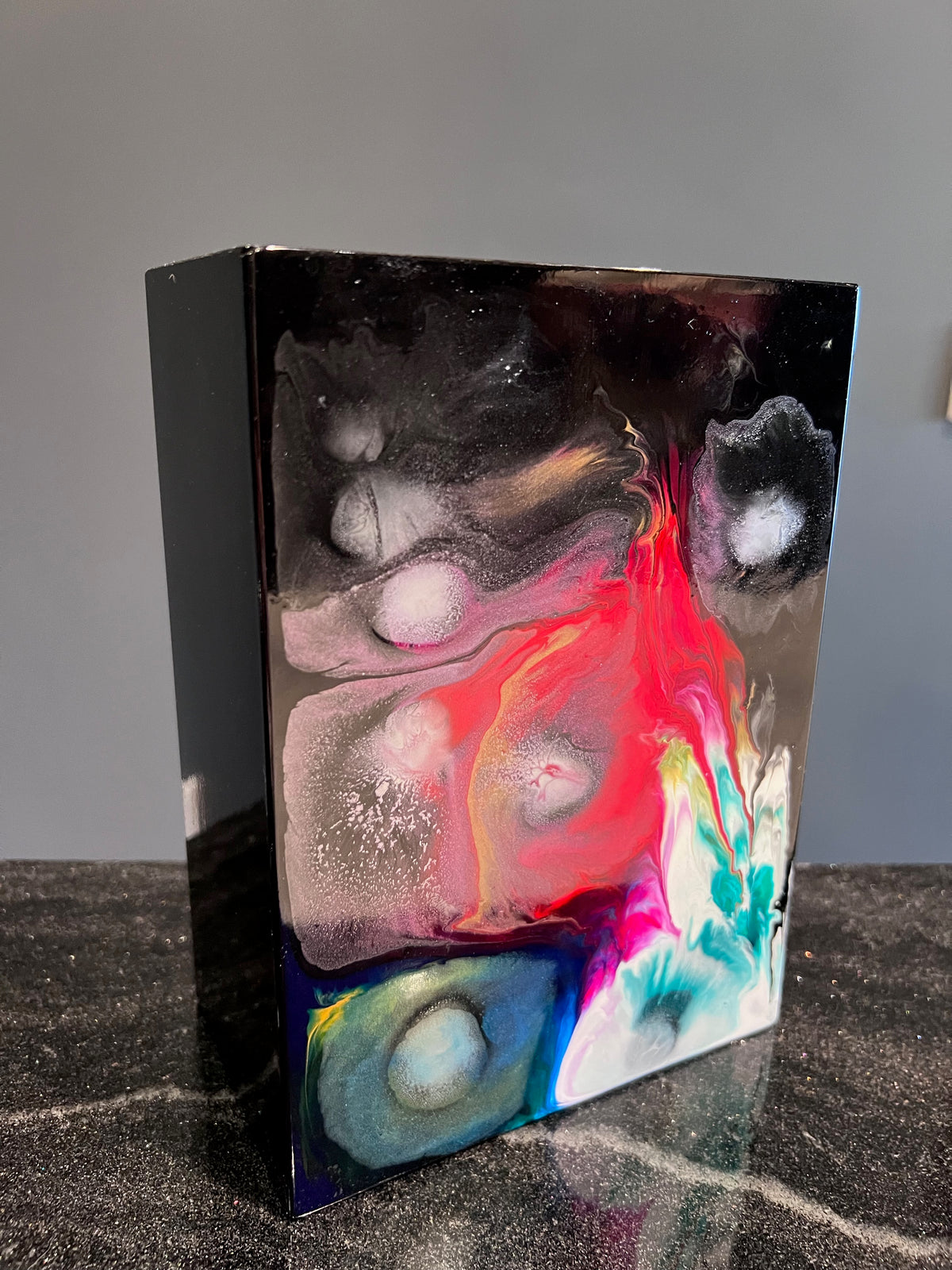 Kosta Boda Art Glass Black Vase by Åsa Jungnelius