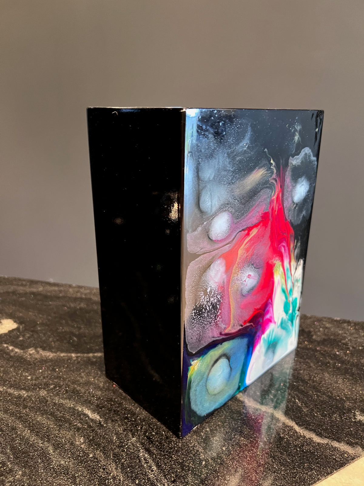 Kosta Boda Art Glass Black Vase by Åsa Jungnelius