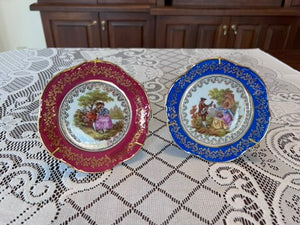 2 Fragonard Mini Plates 5"