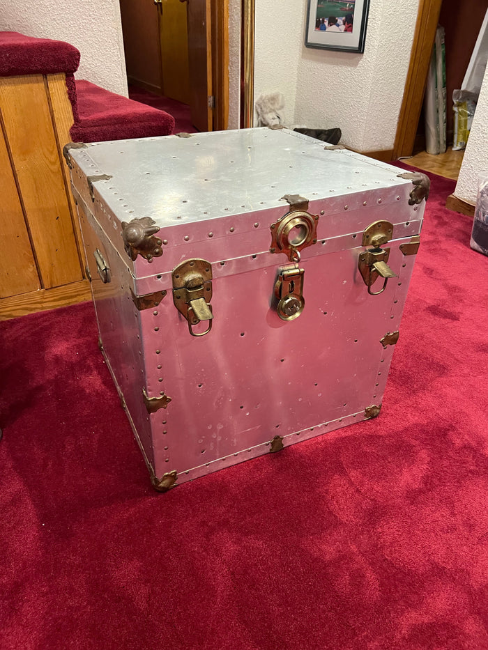 Vintage Metal Trunk