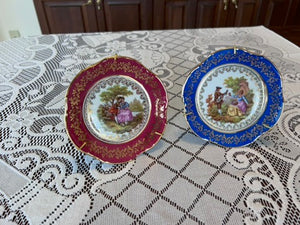 2 Fragonard Mini Plates 5"