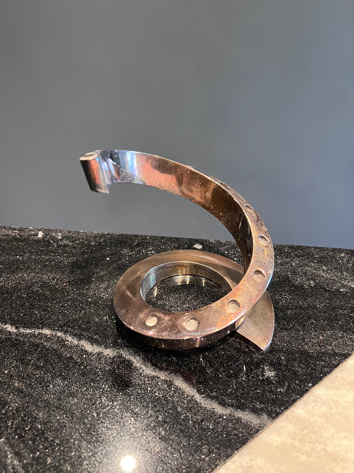 Vintage MCM Dansk Designs Spiral Candle Holder by Bertil Vallien