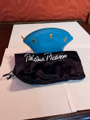 BRAND NEW Paloma Picasso Blue Cosmetic Bag
