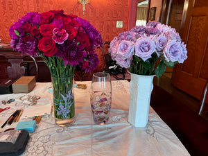 3 Vases Lot (flowers not included)