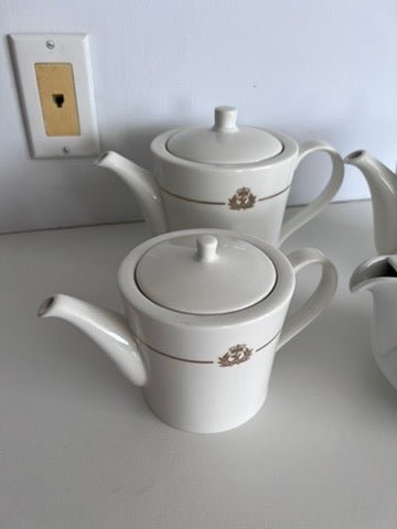 4 Wedgwood Made for Cunard Teapots