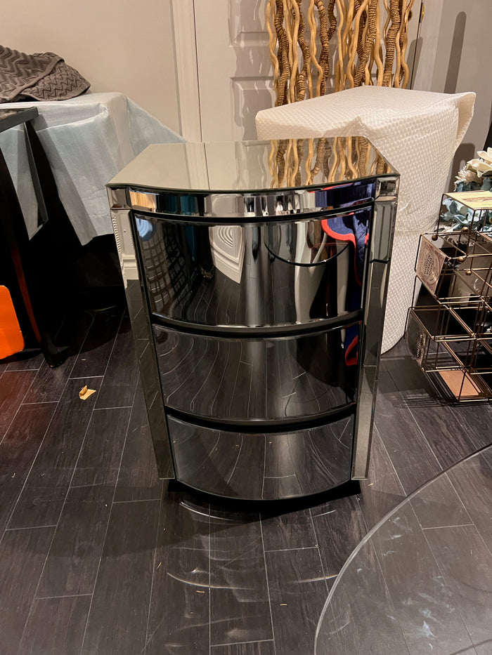 Pair of Mirrored Nightstands