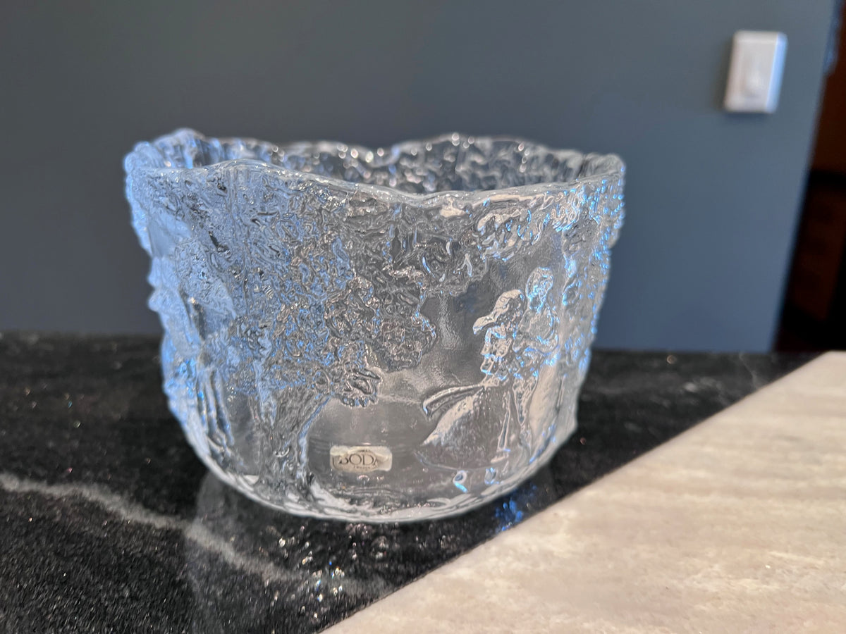 Vintage Kosta Boda Rhapsody Dancers Bowl by KJell Engman