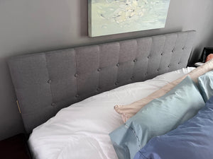 'Like-New' Grey King Headboard