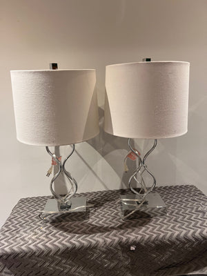 Pair of Table Lamps- 26.5"h