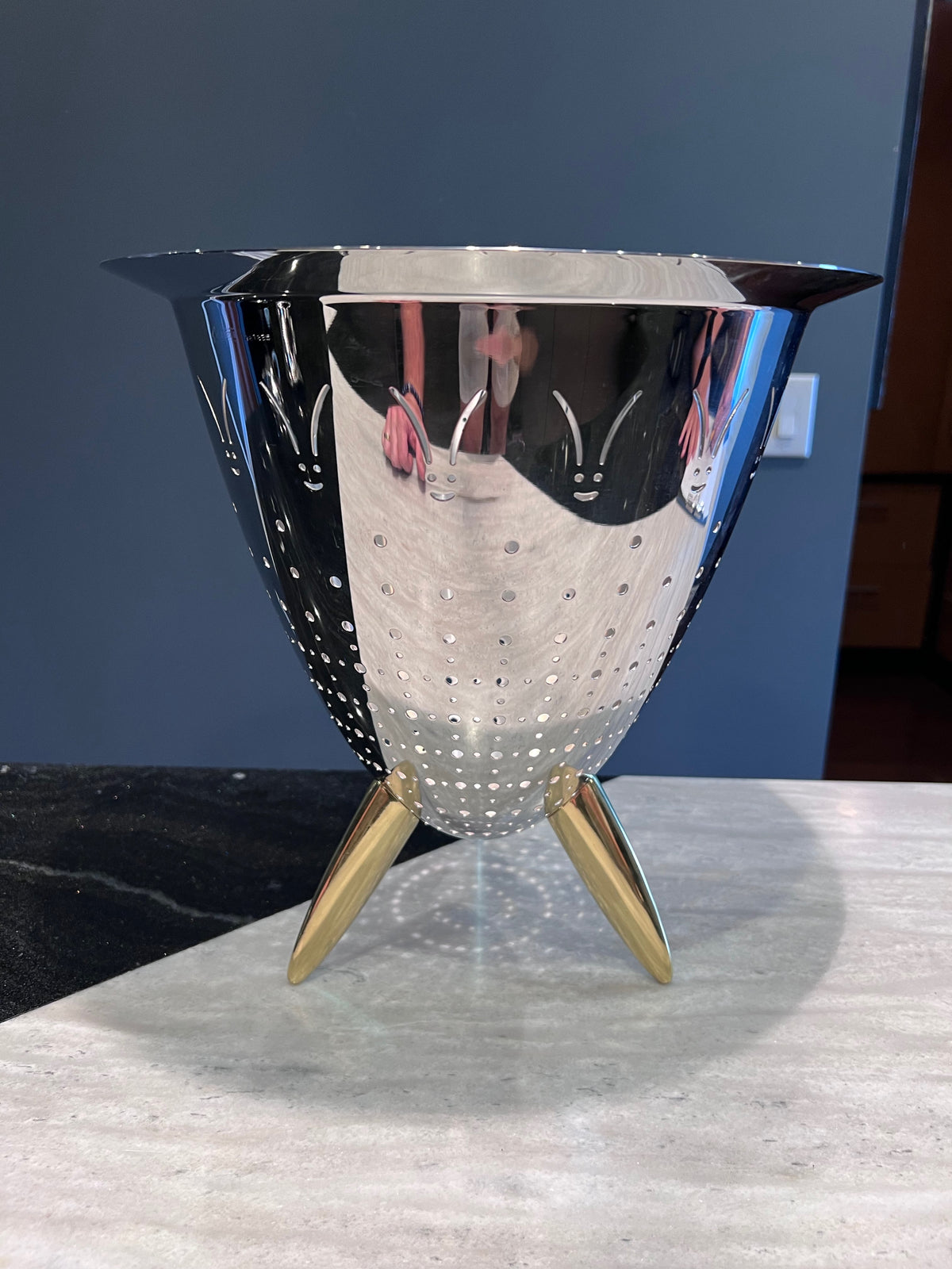 Alessi "Max le Chinois" Tripod Colander, Designed by Philippe Starck