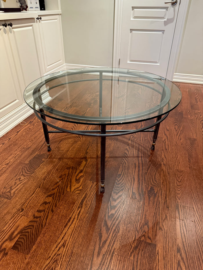 Round Glass Coffee Table