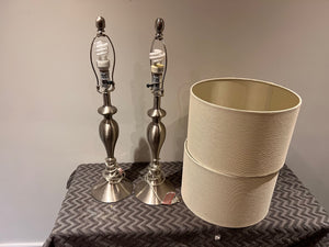 Pair of Table Lamps- 27"
