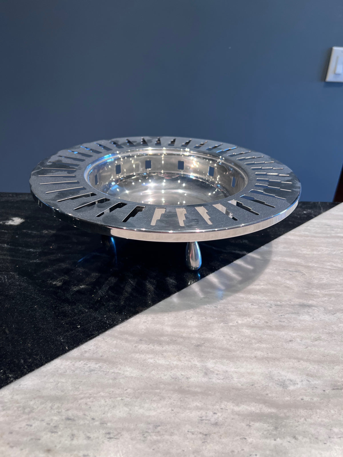 Alessi Cutout Skyscraper Footed Bowl (*on 1st Dibs for $595)