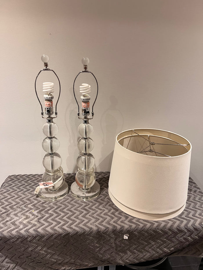 Pair of Table Lamps- 25"