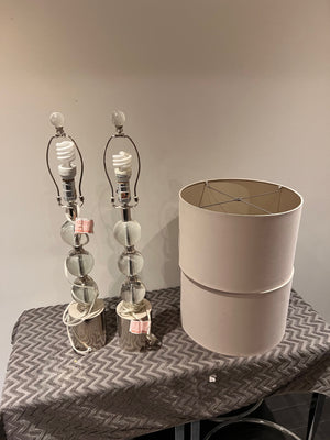 Pair of Table Lamps- 27"