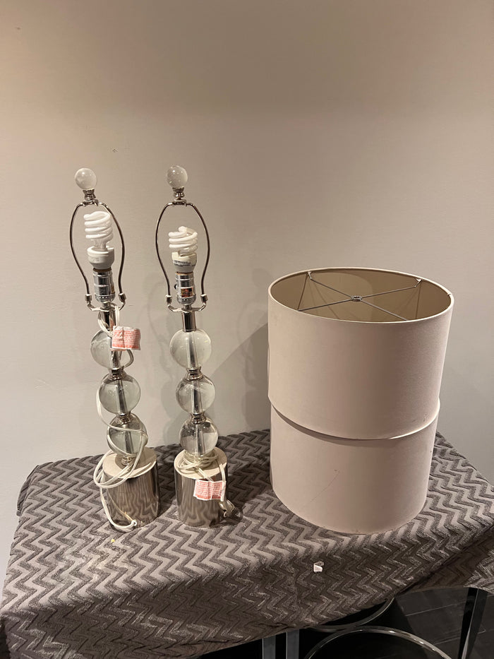 Pair of Table Lamps- 27"