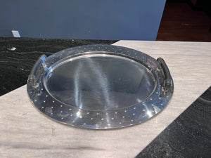 AlessiTablett MG09 Oval Tray w/ Black Handles