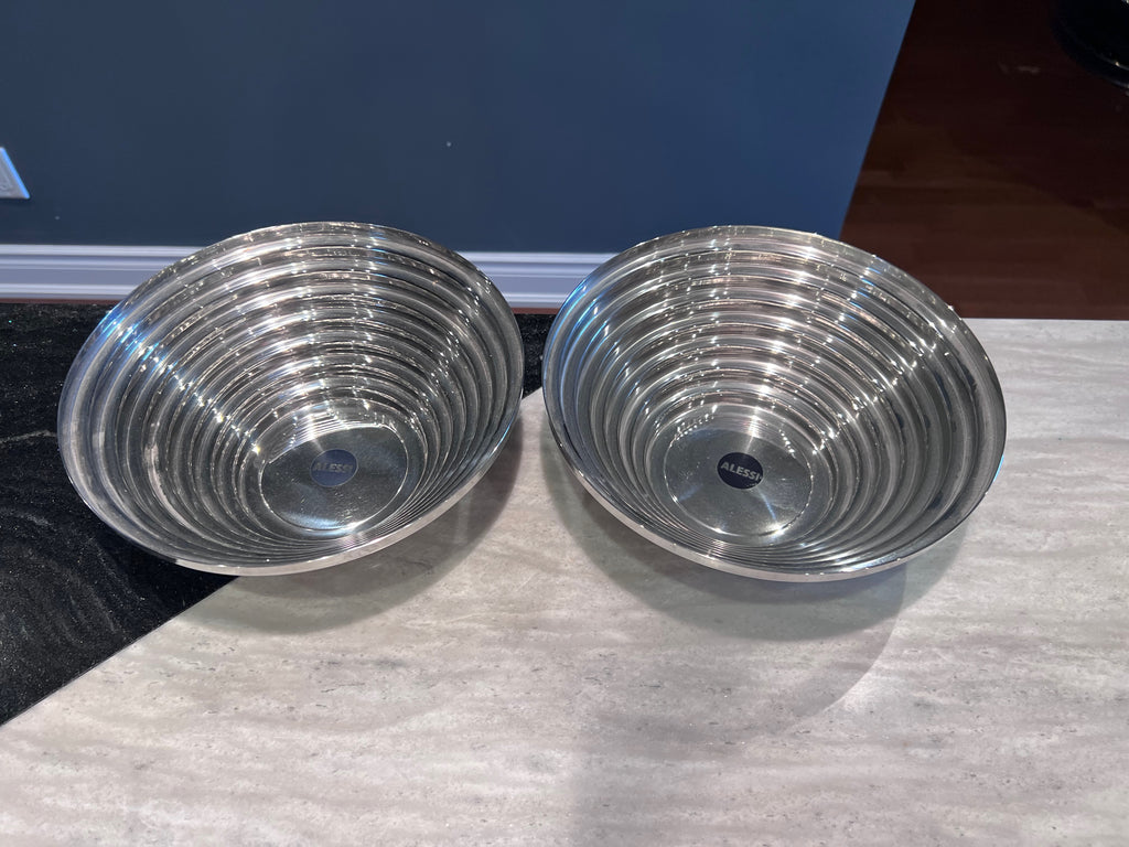 2 Alessi Maya Bowls, Designed by Giulio Confalonieri