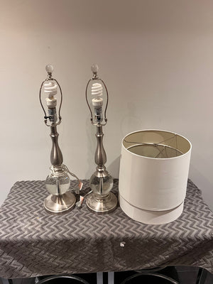 Pair of Table Lamps- 26"
