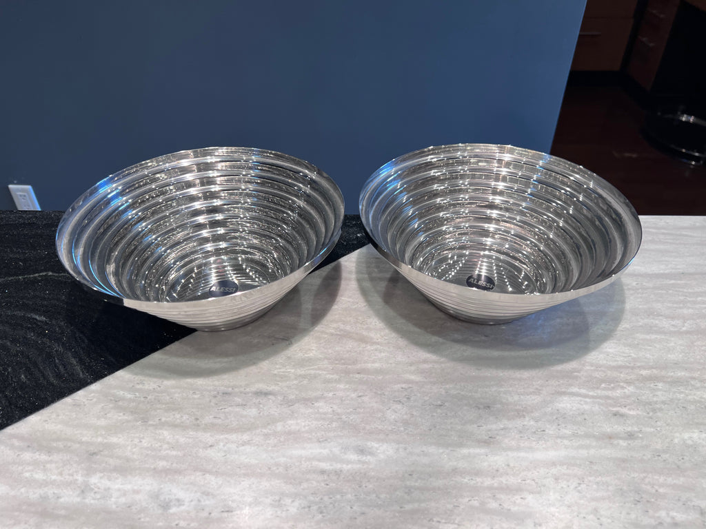 2 Alessi Maya Bowls, Designed by Giulio Confalonieri
