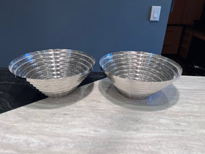 2 Alessi Maya Bowls, Designed by Giulio Confalonieri