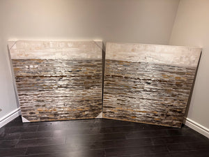 Wall Art Abstract (*2 available- sold individually- select quantity)